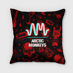 Подушка квадратная Arctic Monkeys Rock Glitch