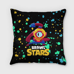 Подушка квадратная Otis Brawl Stars, цвет: 3D-принт