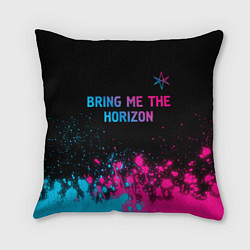 Подушка квадратная Bring Me the Horizon Neon Gradient