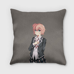 Подушка квадратная Юи Юигахама OreGairu, цвет: 3D-принт