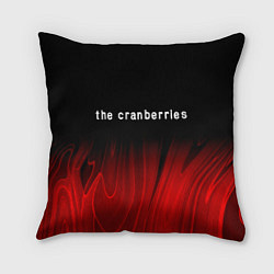 Подушка квадратная The Cranberries Red Plasma
