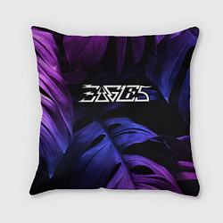 Подушка квадратная Eagles Neon Monstera