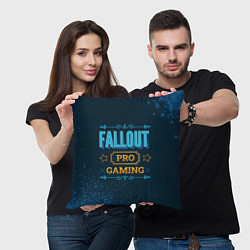 Подушка квадратная Игра Fallout: PRO Gaming, цвет: 3D-принт — фото 2