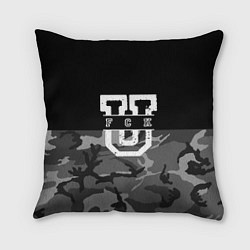 Подушка квадратная FCK gray military