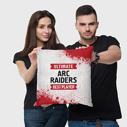 Подушка квадратная ARC Raiders: Best Player Ultimate, цвет: 3D-принт — фото 2