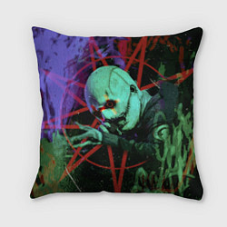 Подушка квадратная Slipknot-Corey Taylor, цвет: 3D-принт