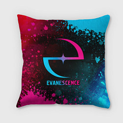 Подушка квадратная Evanescence - neon gradient