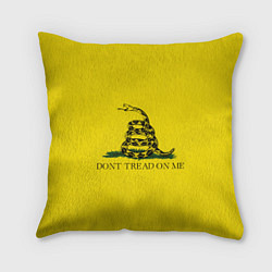 Подушка квадратная Dont tread on me или Гадзденская змея