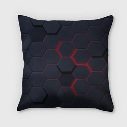 Подушка квадратная Раскаленная броня, цвет: 3D-принт