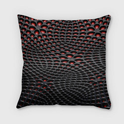 Подушка квадратная Imitation snake skin - pattern, цвет: 3D-принт