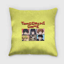 Подушка квадратная Tomodachi Game: аниме