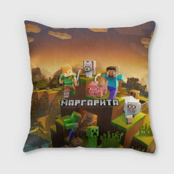 Подушка квадратная Маргарита Minecraft