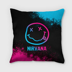 Подушка квадратная Nirvana - neon gradient
