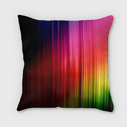 Подушка квадратная Цветной спектр, цвет: 3D-принт