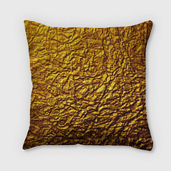 Подушка квадратная Золотая фольга