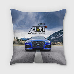 Подушка квадратная Audi ABT - sportsline на трассе