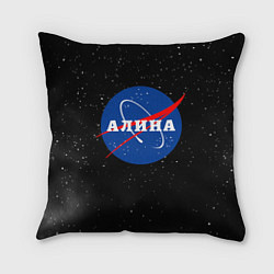 Подушка квадратная Алина Наса космос, цвет: 3D-принт