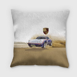 Подушка квадратная Porsche - гонки в пустыне