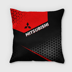 Подушка квадратная Mitsubishi - Красная униформа, цвет: 3D-принт