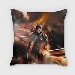 Подушка квадратная Mass Effect N7 - Jane Shepard