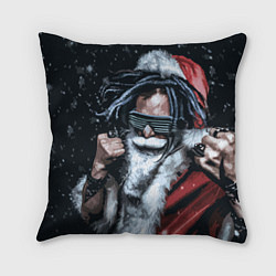 Подушка квадратная Cool Santa Rastaman