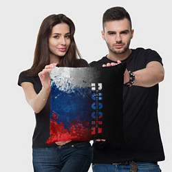 Подушка квадратная Флаг Russian Federation, цвет: 3D-принт — фото 2