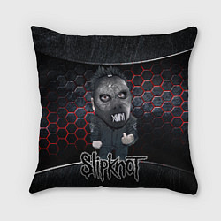 Подушка квадратная Slipknot dark black