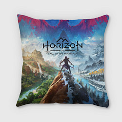 Подушка квадратная Horizon call of the mountain keyart