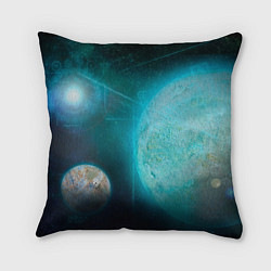 Подушка квадратная Космос и планеты