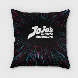 Подушка квадратная JoJo Bizarre Adventure infinity, цвет: 3D-принт