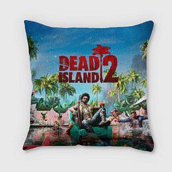 Подушка квадратная Dead island two