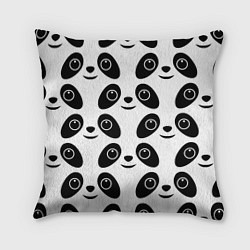 Подушка квадратная Panda bing dun dun, цвет: 3D-принт