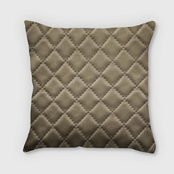 Подушка квадратная Стёганая кожа - fashion texture