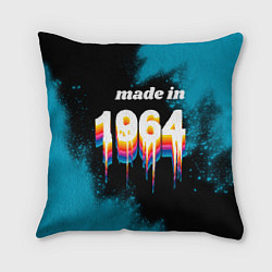 Подушка квадратная Made in 1964: liquid art, цвет: 3D-принт