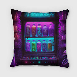Подушка квадратная Волшебный бар, цвет: 3D-принт