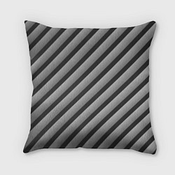 Подушка квадратная Полоса объемная, цвет: 3D-принт