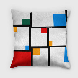 Подушка квадратная Как свитер из 80х FIRM, цвет: 3D-принт