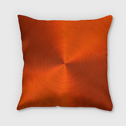 Подушка квадратная Оранжевый волнообразный дисковый узор