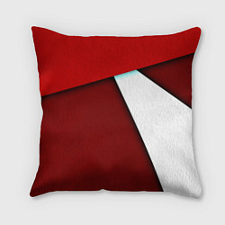Подушка квадратная Спортивная геометрия, цвет: 3D-принт