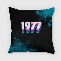 Подушка квадратная Made in 1977: vintage art