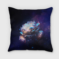 Подушка квадратная Космические звёздные цветы, цвет: 3D-принт