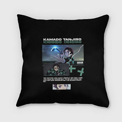 Подушка квадратная Танджиро Камадо, цвет: 3D-принт