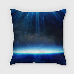 Подушка квадратная Звездопад в океане, цвет: 3D-принт