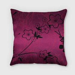 Подушка квадратная Pink Flower