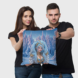 Подушка квадратная Crystal Maiden Dota2, цвет: 3D-принт — фото 2