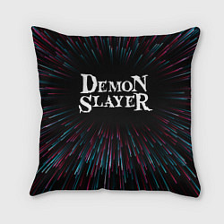 Подушка квадратная Demon Slayer infinity, цвет: 3D-принт