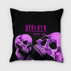 Подушка квадратная Stalker skull