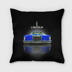 Подушка квадратная Американский роскошный автомобиль Lincoln Continen
