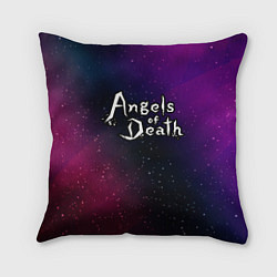 Подушка квадратная Angels of Death gradient space, цвет: 3D-принт