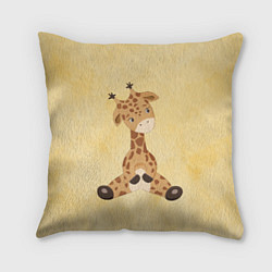Подушка квадратная Малыш жираф